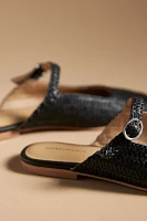 By Anthropologie Woven Mary Jane Slides