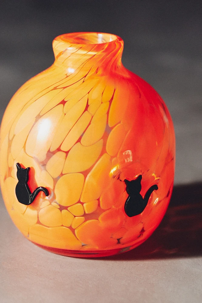 Mystic Icon Glass Bud Vase