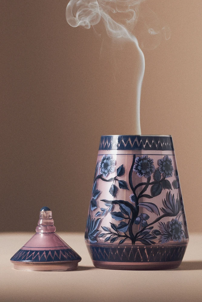 Ana Floral Rose & Oud Glass Candle