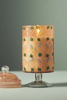 Aurora Floral Rose & Oud Etched Glass Candle