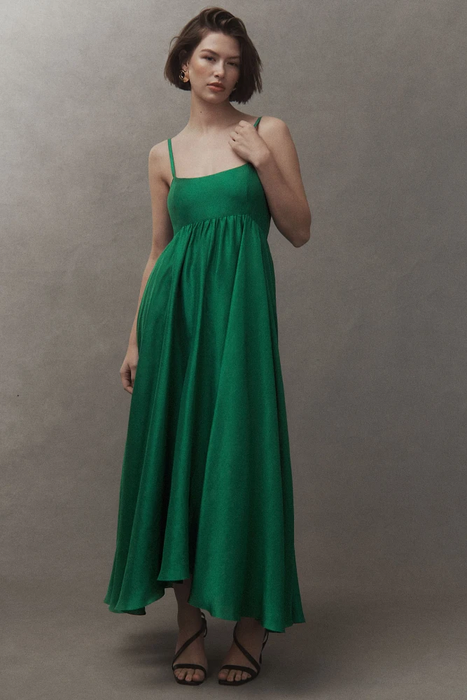 Azeeza Rachel Sleeveless Silk Midi Dress