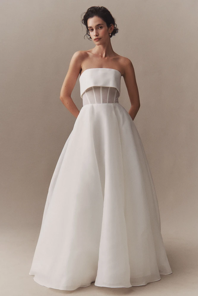 Wtoo by Watters Lilibet Strapless Wedding Gown