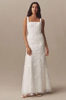 Wtoo by Watters Henrietta Sleeveless Square-Neck Wedding Gown