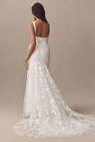 Wtoo by Watters Henrietta Sleeveless Square-Neck Wedding Gown