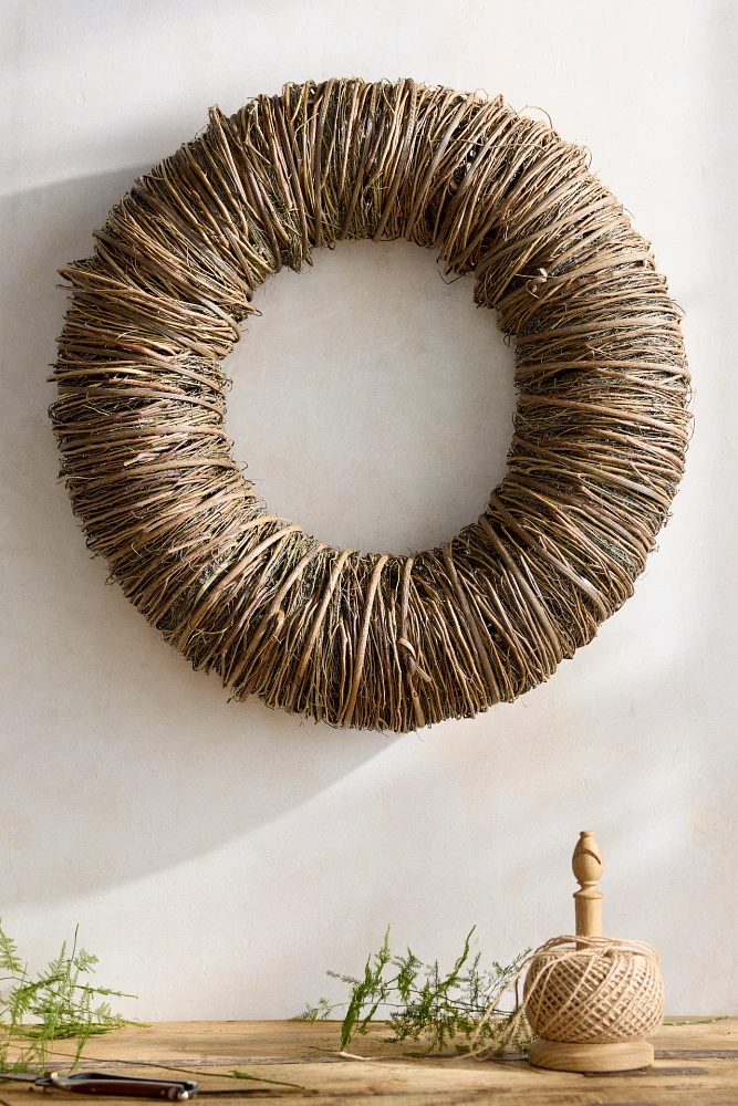 Dried Twiggy Vine Wreath