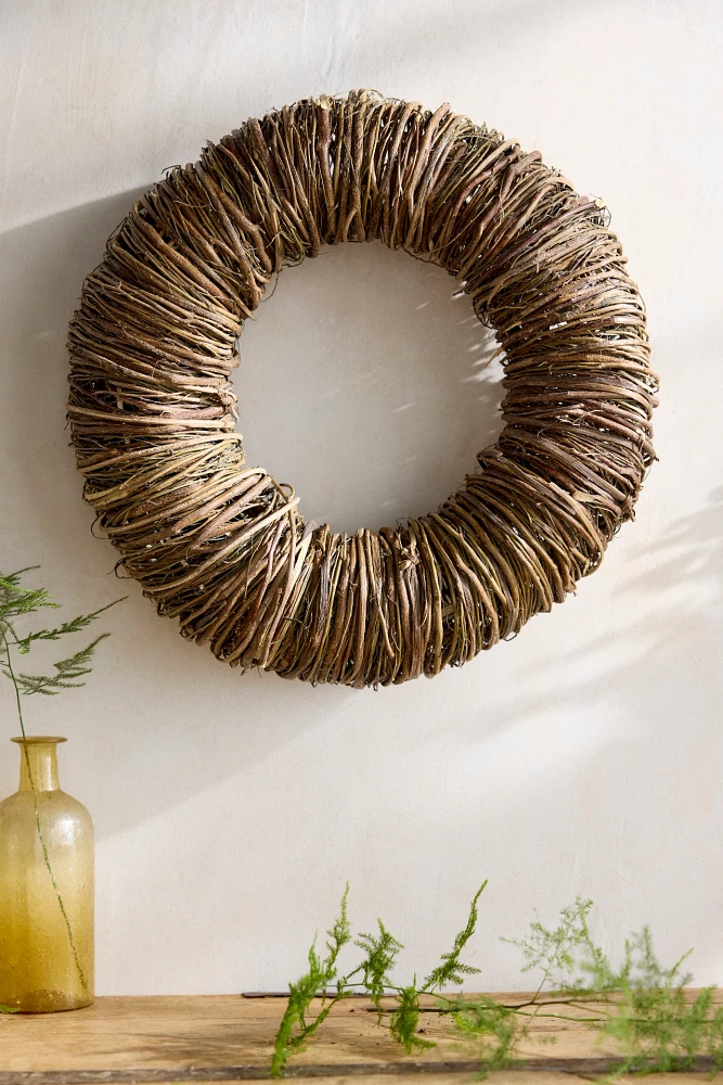 Dried Twiggy Vine Wreath