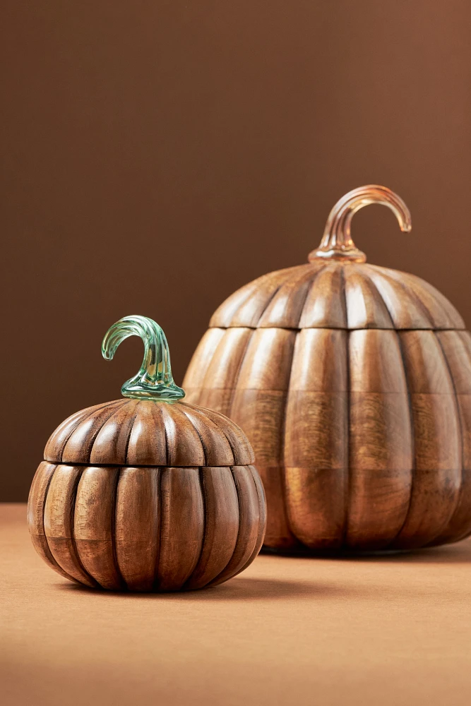 Wooden Pumpkin Spice & Black Walnut Candle