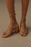 By Anthropologie Tie-Up Heels