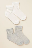 Lettuce-Edge Socks, Set of 2