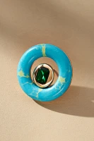 Preppy Circle Post Earrings