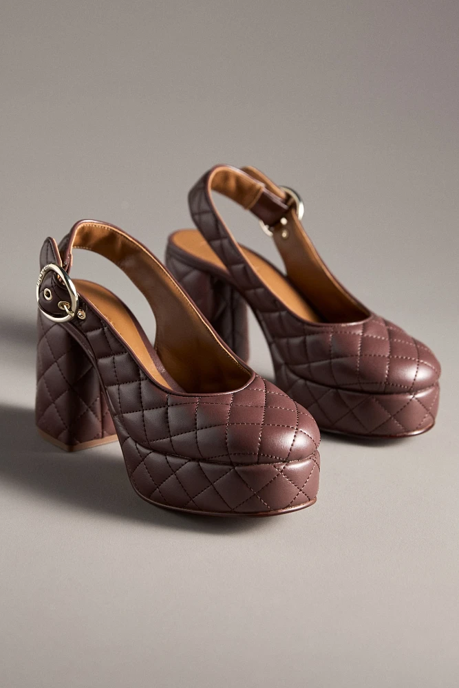 See By Chloé Jodie Quilted Platform Sandals