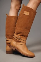 See By Chloé Mixed Material Animation Riding Boots