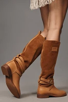 See By Chloé Mixed Material Animation Riding Boots