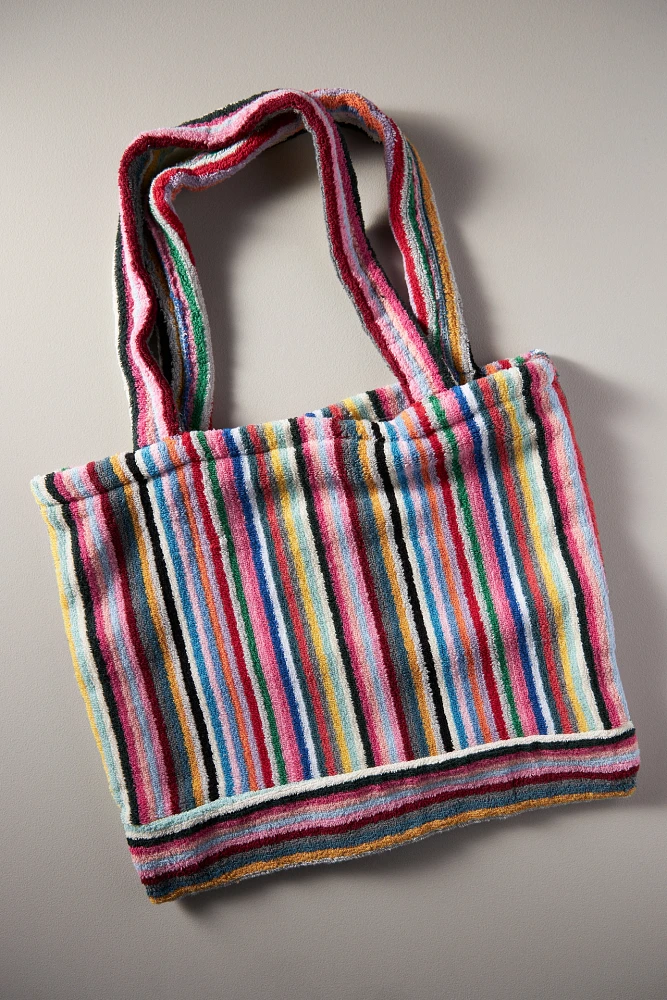 Rae of Light Striped Terry Tote