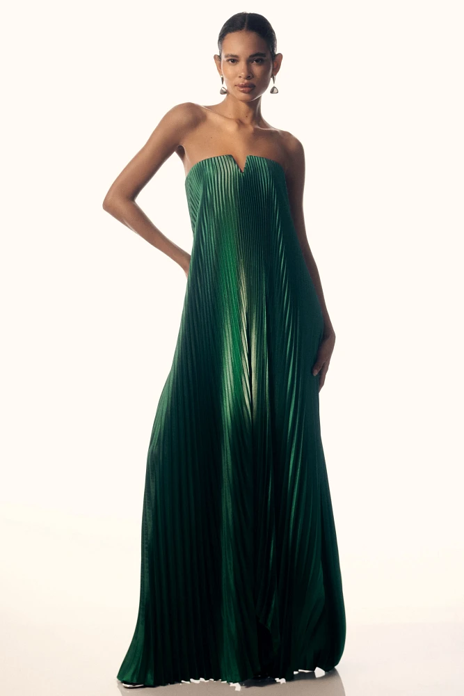 L'IDÉE Black Tie Strapless Maxi Gown