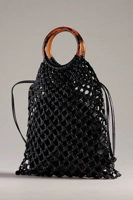 Netted Day-to-Night Satchel