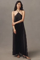 Delfi Collective Lyra Halter Pleated Midi Dress