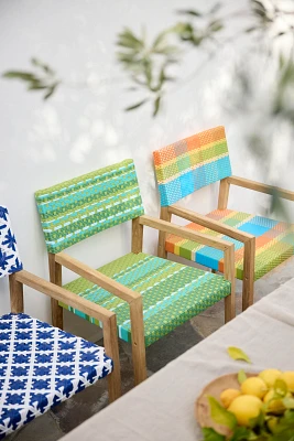 Havana Wicker + Teak Dining Chair