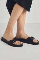 By Anthropologie Buckle Slide Sandals