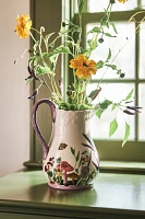 Nathalie Lete Marais Handpainted Stoneware Pitcher 