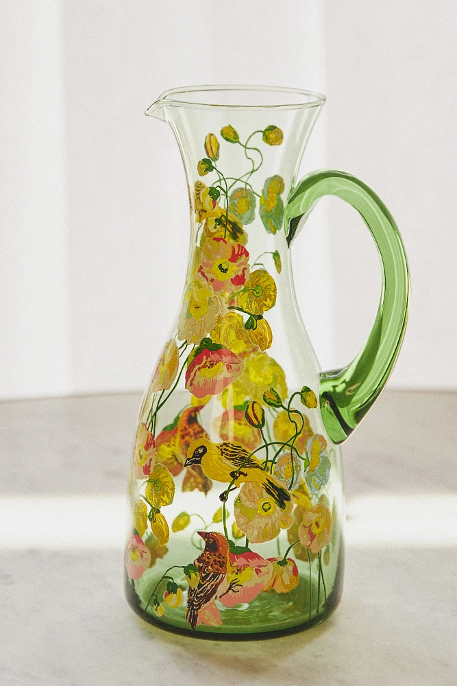 Nathalie Lete Marais Glass Carafe