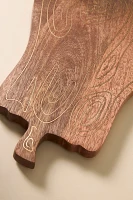 Wood Inlay Gourd Cheeseboard