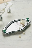 Odile Silver Metal Vanity Tray