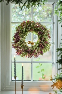 Fresh Grasses + Florals Wreath