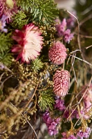 Fresh Noble Fir + Amaranth Wreath