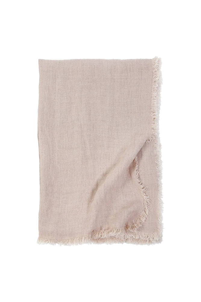 Pom at Home Laurel Linen Throw Blanket