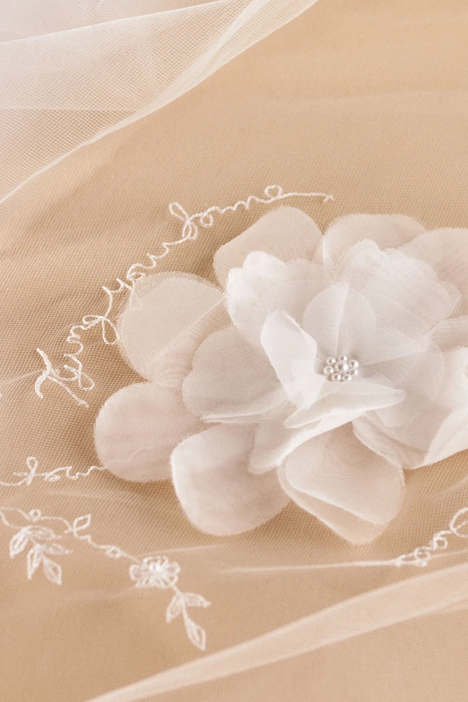 Blossom Veils 3D Floral Cathedral Veil