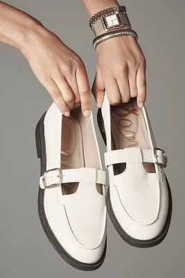 Sam Edelman Elaina T-Strap Buckle Loafers