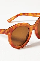 Round Chunky Tortoise Sunglasses