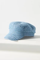 By Anthropologie Soft Tweed Newsboy Cap