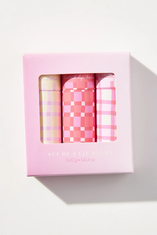 Set of 3 Lip Balms