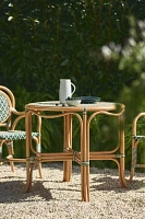 Coastal Indoor/Outdoor Rattan Bistro Table