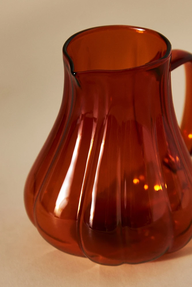 Cindy Glass Pumpkin Creamer