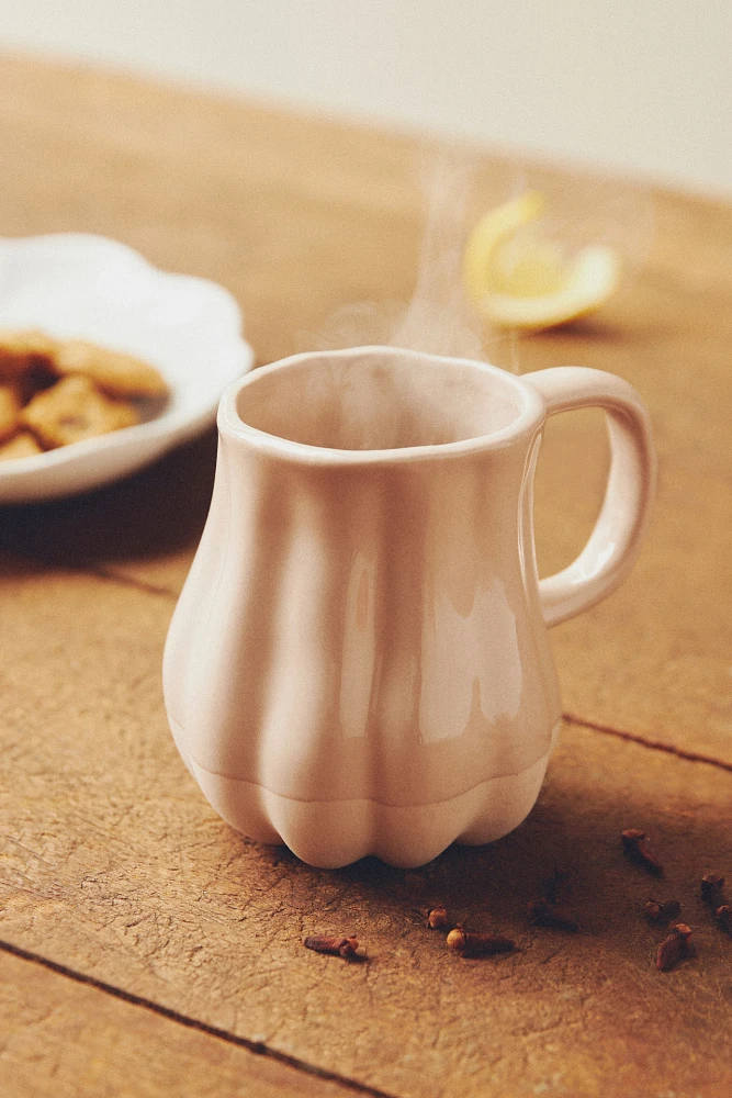 Cindy Stoneware Pumpkin Mug