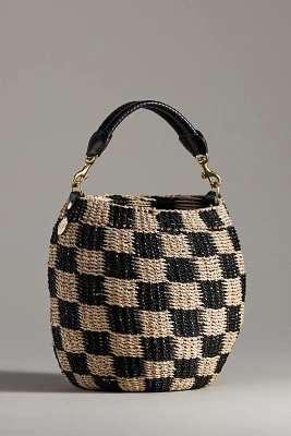 Clare V. Pot De Miel Checkered Bag