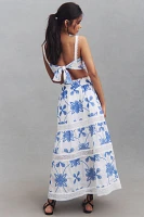 Waimari Kelly Lace A-Line Maxi Skirt