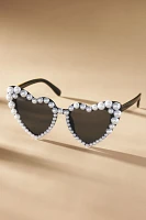 Pearl Heart Sunglasses