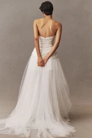 Watters Majella Strapless Two-Piece Wedding Gown