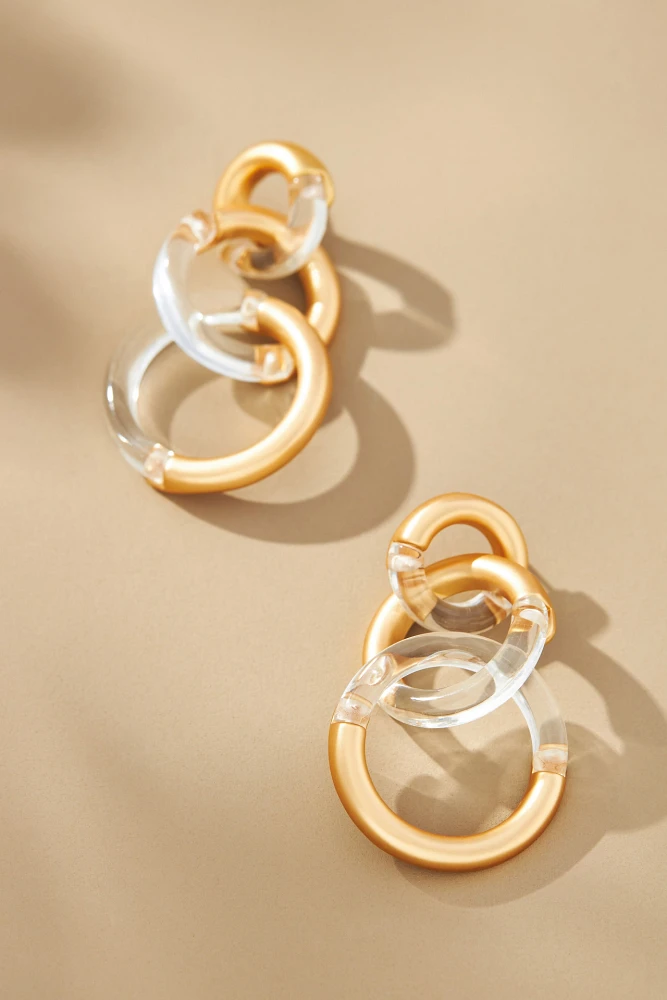 Tiered Loop Hoop Earrings