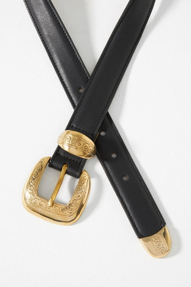 Streets Ahead Gold Buckle Belt