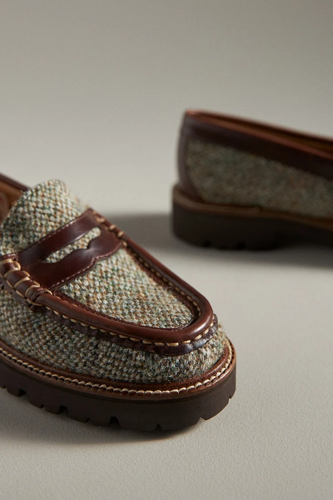 G.H.BASS Whitney Harris Tweed Loafers