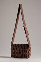 Puffy Woven Crossbody Bag