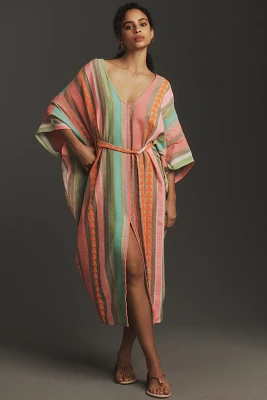 Bel Kazan Neon Embroidered Kaftan