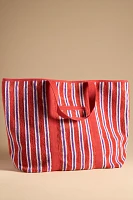 Striped Terry Summer Tote