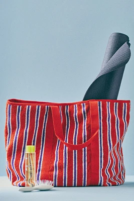 Striped Terry Summer Tote