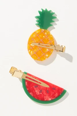 Citrus Paradise Crease-Free Clips, Set of 2